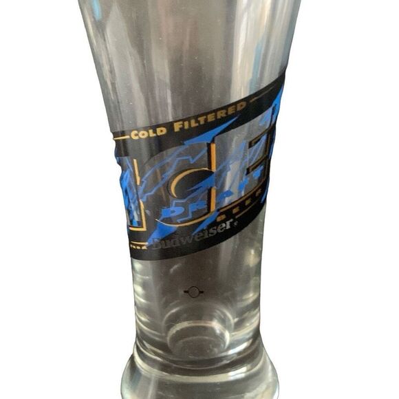 Budweiser Other - Vintage Budweiser Ice Cold Filtered Bud Pilsner Glass Experience The Nostalgia
